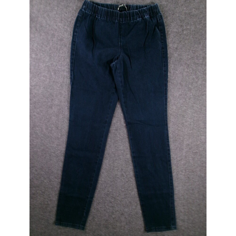 LEI Jeans Women 11 Blue Ashley Low Rise Skinny Dark Wash Capsule Causal Pullon